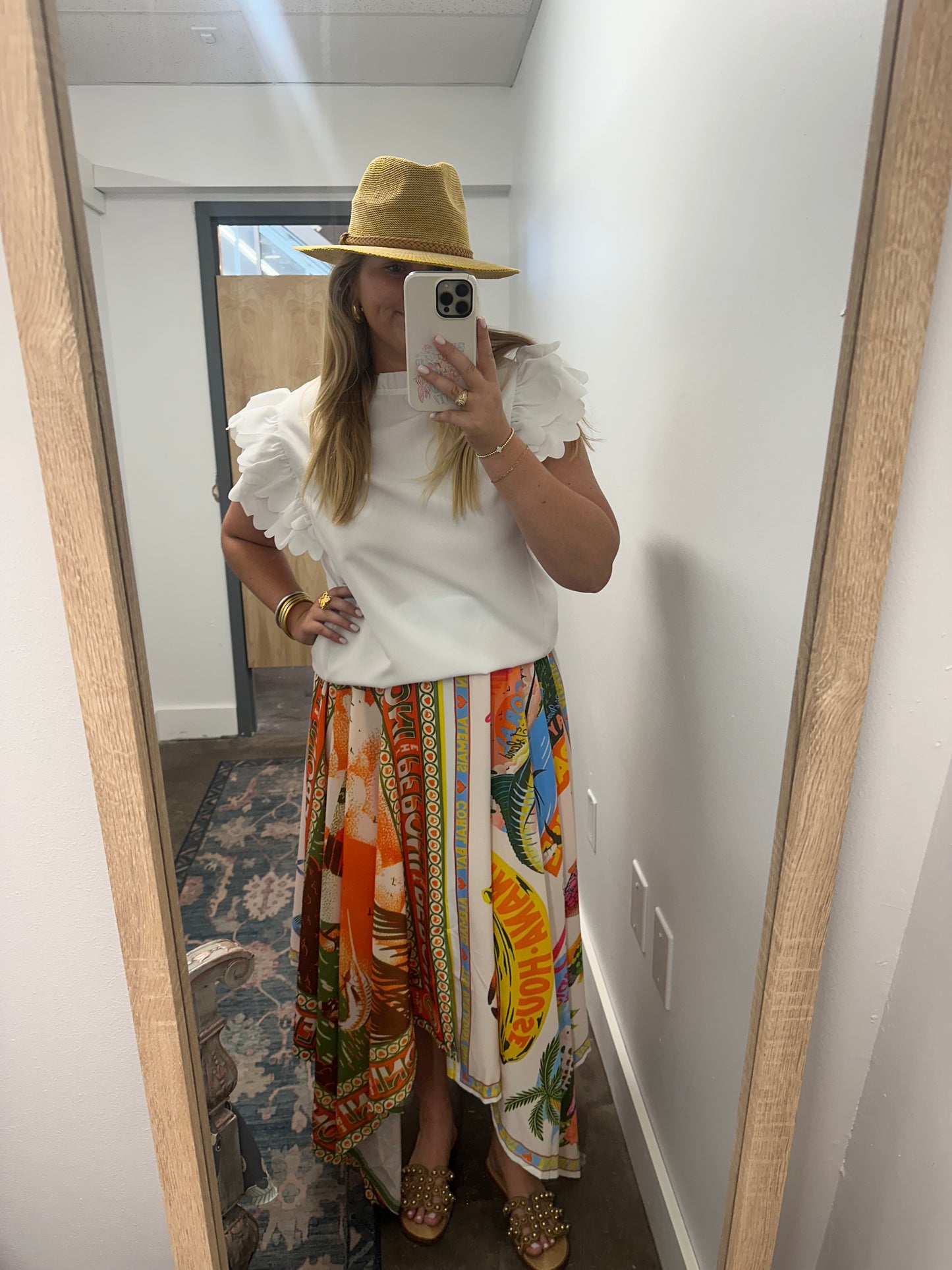 Resort Print Skirt